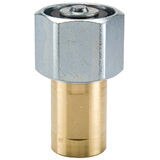 6100 Series Connect Under Pressure Coupler with Hex Nut Sleeve